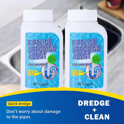 Pipeline Dredging Agent, Powerful Quick Cleaning Drain Toilet Cleaner Tool, Unclog Toilet Clog And Kitchen Sink Pipe Unblocker Powder